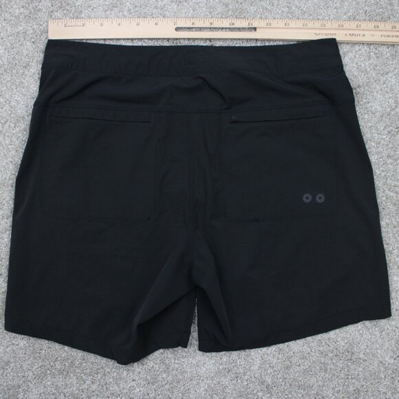 Lululemon Commission Shorts Mens 30 Black Drawstring 4 Way Stretch w/ 7" inseam - Picture 6 of 11